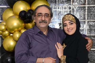 نگاهی به جشن تولد مجلل و شاهانه شهرام شکیبا برای همسرش، ستاره سادات قطبی با خلاقیت تحسین برانگیز اوستا قناد تهرانی+ فیلم