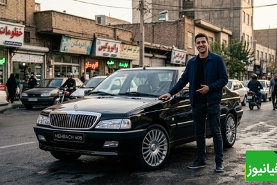 خلاقیت حماسه‌آفرین جوان مرندی برای تبدیل پژو 405 به بنز میباخ فول امکانات/ هنر نزد ایرانیان است و بس والسلام😂