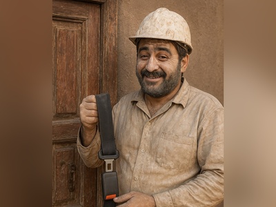 زنگ خلاقیت : ابتکار خنده دار و تحسین برانگیز اوستا بنای ایرانی در ساخت در حماسه آفرید/ پراید همیشه در صحنه