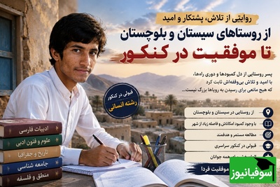 (ویدیو) آموخته‌ام که باخدا همه چیز ممکن است؛ فرمول طلایی عبدالله رئیسی، رتبه تک رقمی کنکور برای رسیدن به آرزوی کودکی‌اش