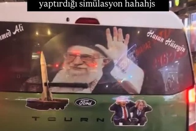 خلاقیت حماسه‌آفرین راننده ترکیه‌ای با سیلی برف‌پاک‌کن به صورت ترامپ و نتانیاهو / شیشه عقب ماشین یا میدان نبرد؟!