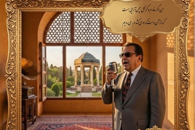 مهمان صدای ملکوتی استاد بنان باشید؛ لطافت عاشقانه غزل زیبای حضرت حافظ با صدای عرفانی «غلامحسین بنان» استاد آواز ایران/من اگر خارم و گر گل چمن‌آرایی هست که از آن دست که او می‌کِشدم، می‌رویم