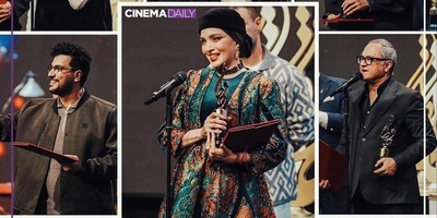 بازیگرانی که علاوه بر امیرحسین قیاسی، تندیس حافظ را به خانه بردند/ لحظه جایزه گرفتن جواد عزتی، علیرضا قربانی، غزل شاکری، پریناز ایزدیار، رامبد جوان، بهنوش طباطبایی و...+فیلم