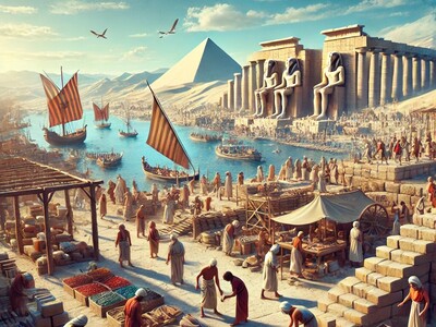 ویدئو/ بازگشت به گذشته؛ شبیه‌سازی شگفت‌انگیز زندگی مردم مصر باستان توسط هوش مصنوعی