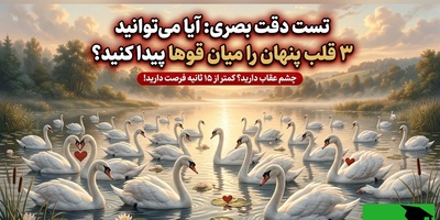 معمای تصویری | چشم عقاب دارید؟ 3 قلب پنهان را در کمتر از 15 ثانیه پیدا کنید!