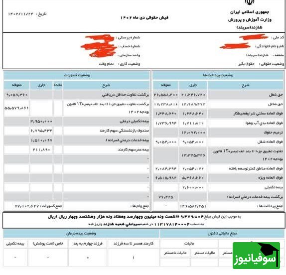 فیش حقوق