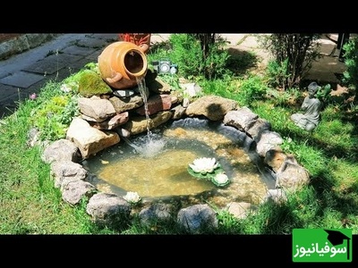ایده ساخت آبنمای خانگی که حس ویلای شمال رو میاره وسط خونه‌ت فقط با وسایل ساده‌ای که جلوی چشمته😍