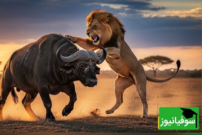 (ویدئو) مستند حیات وحش حیوانات/ راز بقا، این داستان: نبرد تماشایی شیرهای خشمگین و گاومیش‌های وحشی در دشت آفریقا؛ لحظه‌ای که طبیعت تصمیم می‌گیرد چه کسی زنده بماند 🦁