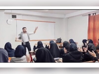 (ویدئو) خلاقیت جالب یک معلم در شیوه نوین تدریس عربی با آهنگی ریتمیک