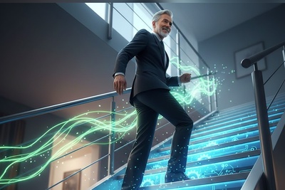 (ویدئو) خبر خوش برای سالمندان؛ این پله‌های هوشمند، انرژی ذخیره می‌کنند و راه رفتن را سبک‌تر می‌سازند