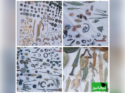 ویدیو/ 1188 قطعه از اشیای تاریخی در منزل فردی در هرسین کرمانشاه کشف شد