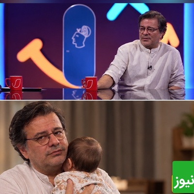 اعتراف بامزه پیمان قاسم‌خانی از شب‌بیداری‌های پدرانه در 60سالگی؛ وقتی گریه‌های نیمه‌شب دخترش رومی، خواب را از چشم پدر معروف سینما می‌گیرد! + فیلم