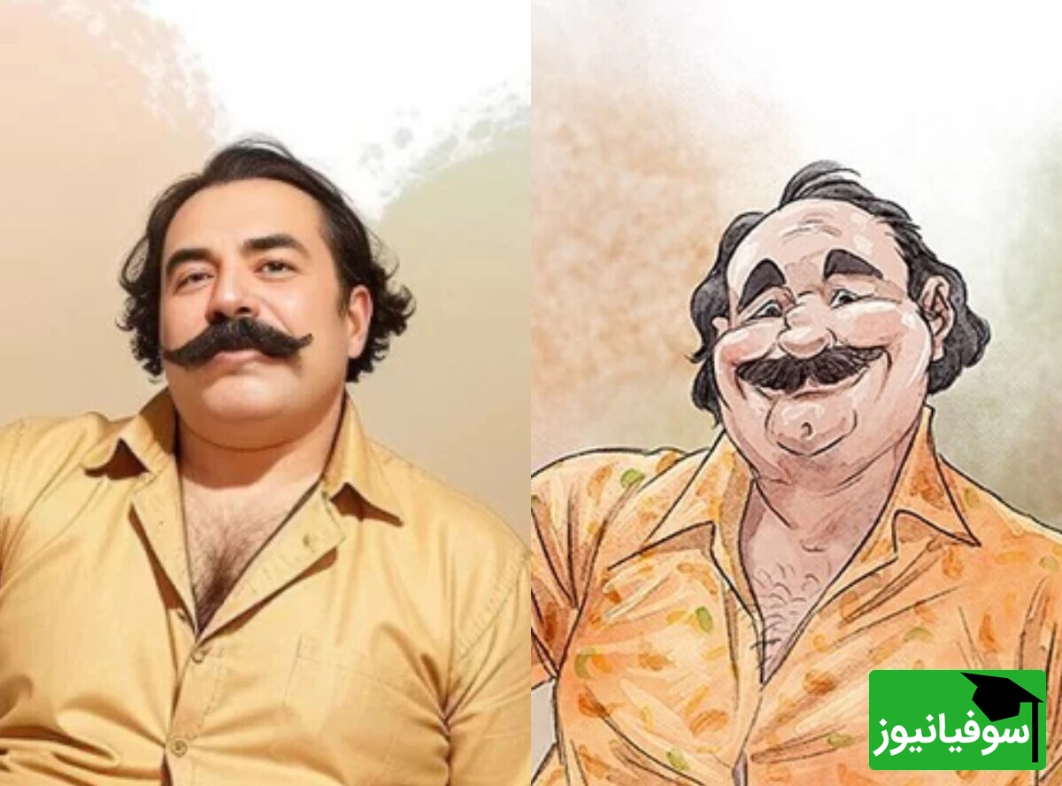 تصاویر جالب و دیدنی از خلاقیت هنرمند ایرانی در طراحی غذاها، این بار با چهره آدمیزاد! / قیافه سیرابی خیلی سمی شده😂