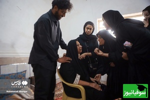 تشییع پیکر مطهر شهیده ایلماه بیلکی