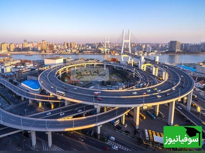 (ویدئو) نگاهی به مهندسی شهرسازی بی‌نظیر در چین؛ چطور این پل حلزونی با 8 کیلومتر طول معماری خاصش، مشکل ترافیک شانگهای را حل کرد؟
