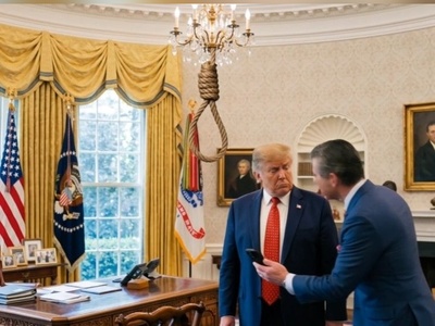 فیلم لو رفته از واکنش ترامپ بعد از قبولی آتش‌بس توسط ایران / آخر سر خودشو دار زد🤣