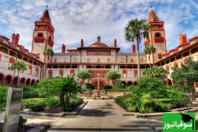 (عکس) دانشگاه فلگلر (Flagler) فلوریدا ایالات متحده آمریکا/ خاص‌ترین دانشگاه جهان با معماری و مهندسی منحصربه‌فرد🤩