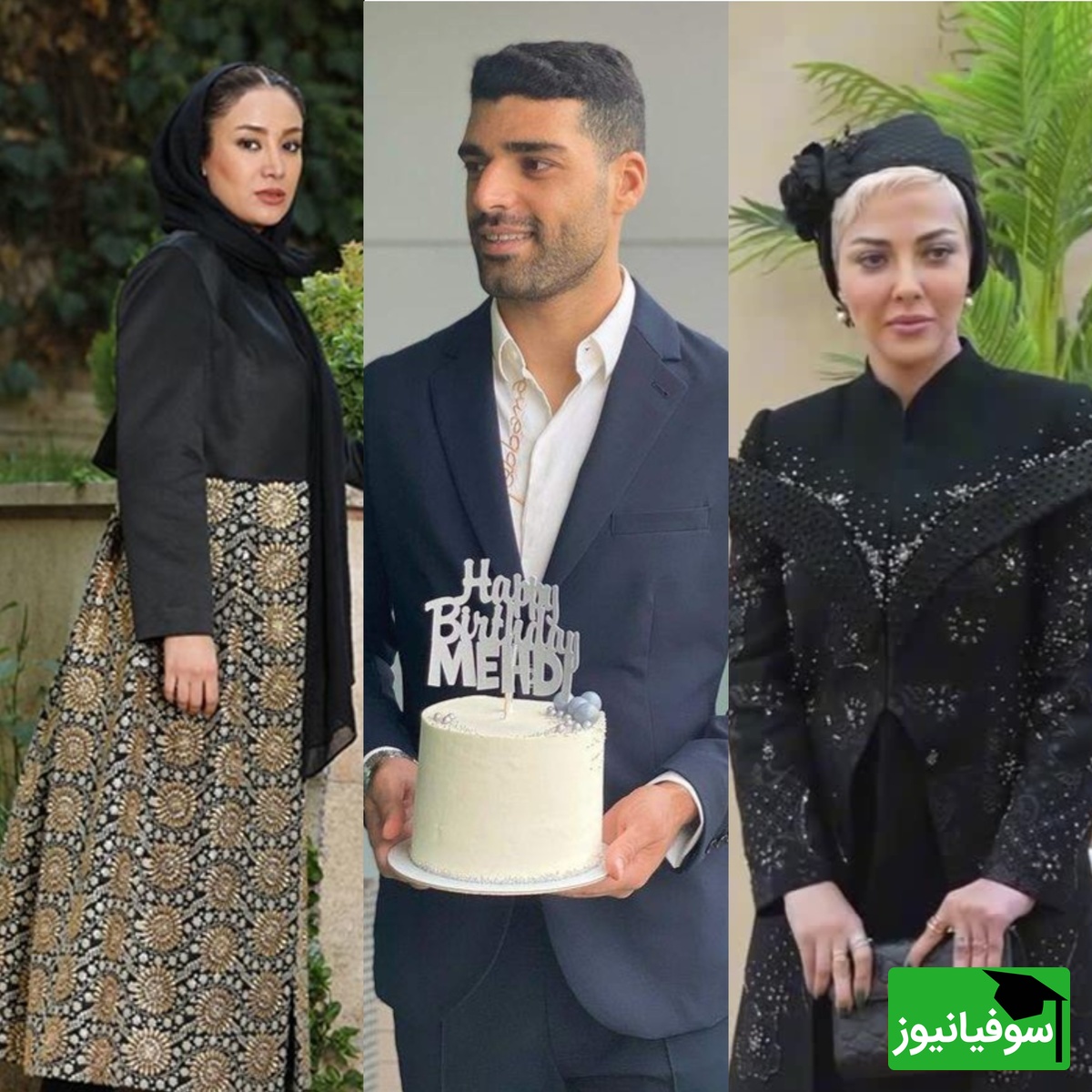 نگاهی به جشن تولد پرستاره مهدی طارمی در یک مکان سنتی با حضور بهاره افشاری، امیرحسین آرمان، سحر قریشی، لیلا اوتادی و...+ویدیو/ نواختن گیتار و خوانندگی به افتخار ملی‌پوش فوتبال