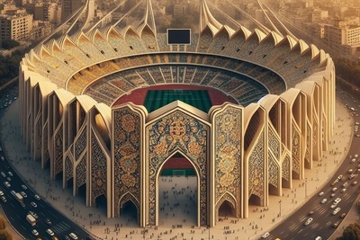 ورزشگاه‌های لیگ برتر ایران با معماری ایرانی؛ وقتی پرسپولیس و تراکتورسازی دنیا را مات می‌کنند + عکس