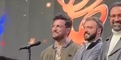 رقابت؟ امیرحسین قیاسی و ابوطالب در جشن حافظ رفاقت را معنا کردند! امیرحسین قیاسی از هر فرصتی برای شوخی کردن استفاده میکنه 😂+فیلم