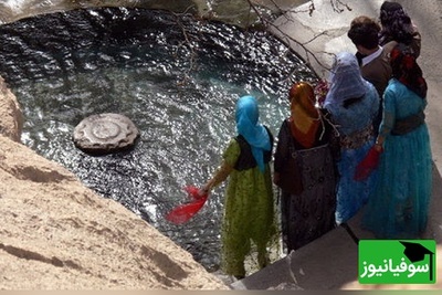 ویدیو/ ساعت سنگی یا آبی "هرسین" با قدمتی متعلق به عصر ساسانی اثر بی‌نظیر تاریخی در کرمانشاه