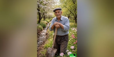 خلاقیت تحسین برانگیز کشاورز خوش ذوق در تبدیل باغش به بهشت با ساده‌ترین امکانات شاهکاریه برا خودش/ 1000 آفرین به این ذهن پر از ایده