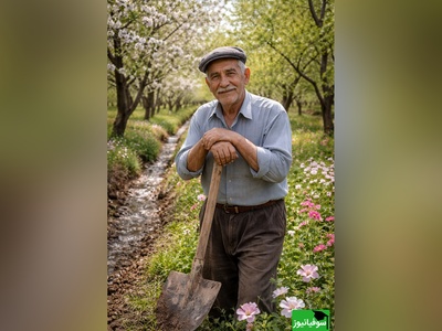 خلاقیت تحسین برانگیز کشاورز خوش ذوق در تبدیل باغش به بهشت با ساده‌ترین امکانات شاهکاریه برا خودش/ 1000 آفرین به این ذهن پر از ایده