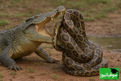 حیات وحش ؛ مستند حیات وحش حیوانات / 
نبرد دیدنی مار پیتون و تمساح در رودخانه