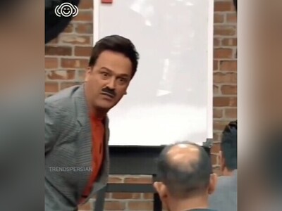 ویدیو/ قهقهۀ محمدرضا علیمردانی در برنامۀ جوکر به خاطر معلمی حامد آهنگی و تکرار جملۀ وحشتناکش