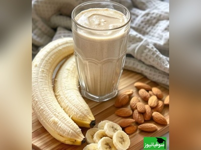 اگه می‌خوای به شکل سالم وزن بگیری این اسموتی ساده می‌تونه یه کمک‌ بزرگ باشه/ پرکالری مغذی و مناسب برای صبح یا بعد از تمرین😎💪