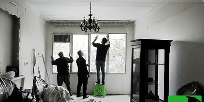 (ویدئو) از خرابی تا امید؛ حرکت تحسین‌برانگیز دانشجویان شمسی‌پور در حکیمیه