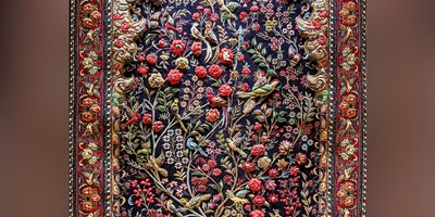 غوغای فرش ابریشم 8 میلیاردی؛ شاهکاری که فضای مجازی را منفجر کرد + ویدئو