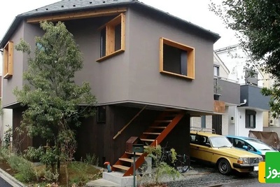 نگاهی خیره کننده به معماری ژاپنی در اوج خلاقیت؛ خانه‌ای کوچک و متفاوت با الهام از طبیعت+ عکس