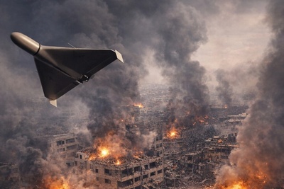 (ویدئو) کابوس دشمنان ایران: پهپاد شاهد 136 معروف به صدای خشم خدا در جهان