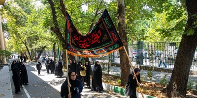 تصاویری از مراسم عزاداری هیئت عاشقان ثارالله (ع) دانشگاه تهران