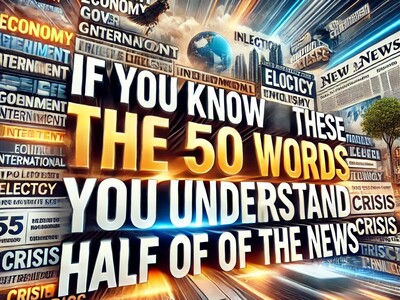 ویدئو/ فقط 50 کلمه انگلیسی فاصله دارید تا کاملاً بر اخبار روز دنیا مسلط شوید! آموزش لغت‌هایی که برای درک سریع‌تر و بهتر اخبار جهانی لازمند
