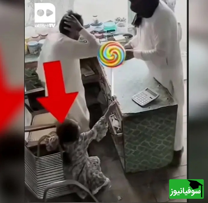 فیلمی که میلیون‌ها بار دیده شد؛ لحظه سرقتی که معصومیت یک دختر بچه، دزد مسلح را شرمنده کرد