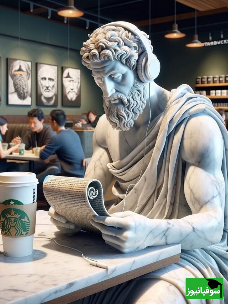 (تصویر) دیت علمی افلاطون و سقراط در دنج‌ترین کافه آتن/ جستجوی حقیقت و حکمت