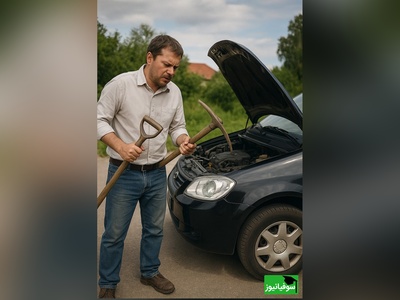 زنگ خلاقیت : ابتکار خنده‌دار راننده بی اعصاب MVM در خاموش کردن چراغ حماسه ای افرید جهانی😂