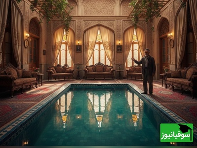 وقتی پذیرایی خونه تبدیل به پلاژِ ساحلی میشه!؛ خلاقیت بی‌پایان معمارِ یزدی برای مشتری خوش‌شانس در ایجاد استخر داخل پذیرایی+فیلم