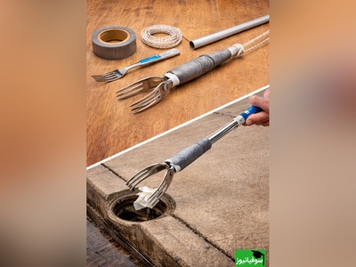 خلاقیت تحسین برانگیز جوان ایرانی در استفاده بهینه از ضایعات+ فیلم