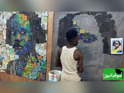 خلاقیت تحسین‌برانگیز هنرمند آفریقایی در تبدیل دمپایی به آثار هنری حماسه آفرید/قول میدم از دیدن این همه زیبایی لذت ببری😍