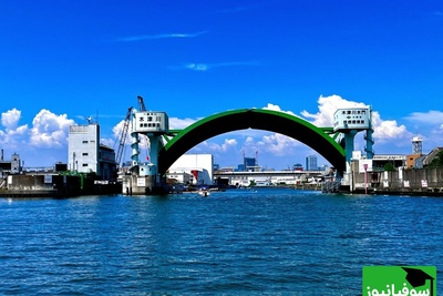 (فیلم) معماری عجیب؛ پل عظیم‌الجثه‌ای در چین که همزمان مقابل سونامی می‌ایستد/ عظمت و شکوهی باور نکردنی