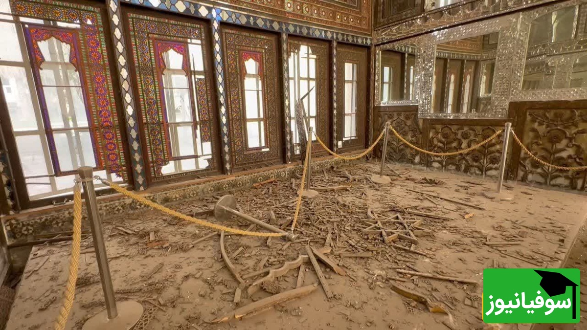 حملات هوایی اسراییل و آمریکا به کاخ گلستان