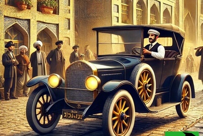 عکس| زنی پیشرو در عصر مردسالاری؛ اشرف‌الملوک فخرالدوله ، شاهزاده‌ای قاجاری که چرخ‌های مدرنیته را با وارد کردن اولین تاکسی به ایران به حرکت درآورد