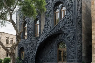 نگاهی به معماری خیره‌کننده خانه هزار نقش، بنایی که معماری اصیل ایرانی را به رخ دنیا می‌کشد / انگار از دل دنیای تخیل بیرون اومده، محشره + عکس