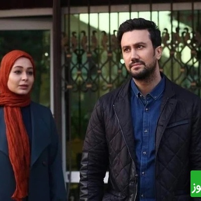 خجالتی شدن شاهرخ استخری از چرب زبانی سانیا سالاری در پشت صحنه سریال دلدادگان+فیلم
