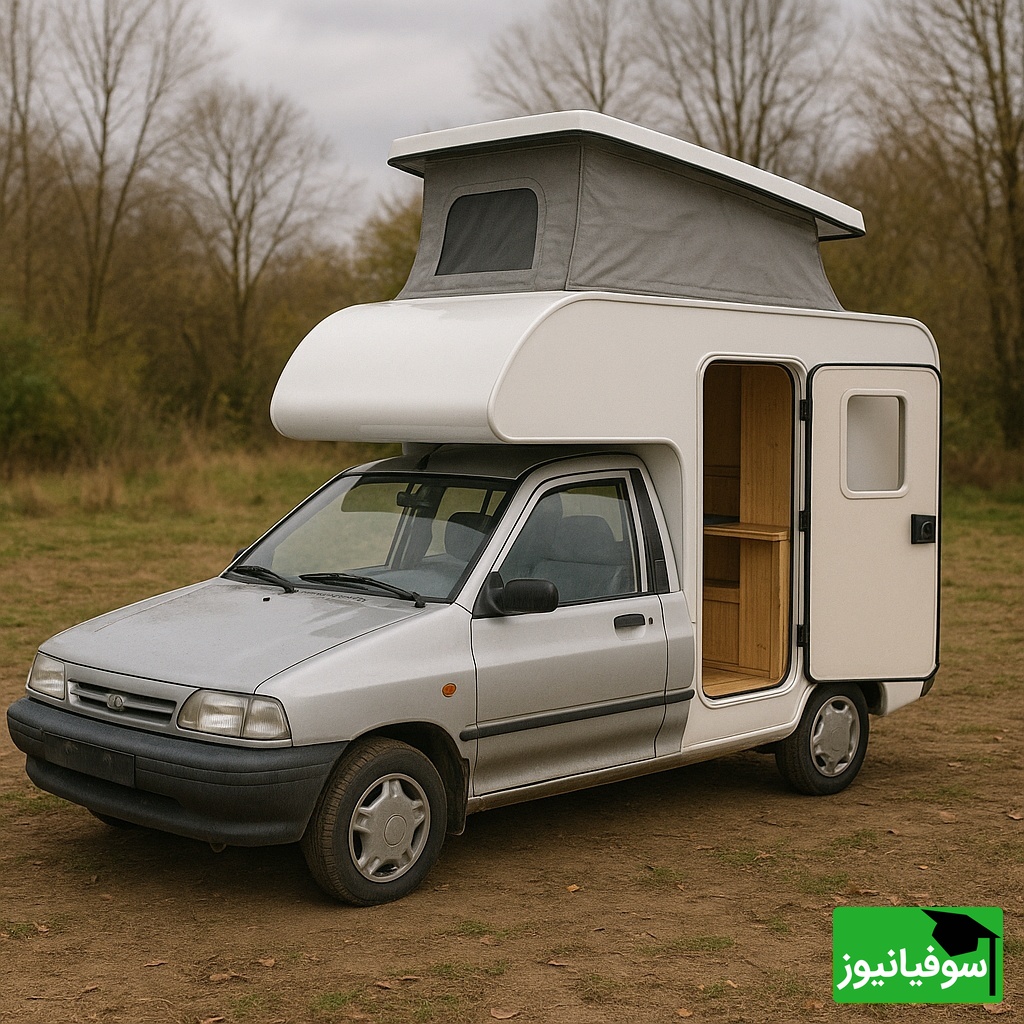 وقتی پراید کمپر می‌شود؛ خلاقیت تحسین برانگیز زوجی که به رؤیایشان رسیدند