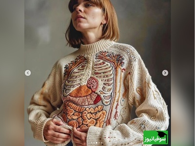(عکس) ایده‌های خلاقانه لباس بافت برای جامعه پزشکی و علاقه‌مندان به امعاء و احشای بدن/ از مخ و مخچه گرفته تا معده و کلیه