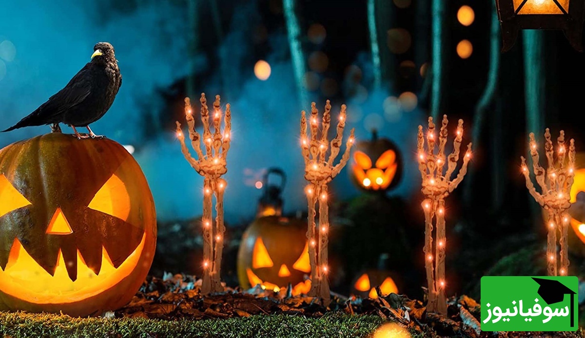 کابوس در کوچههای آمریکا / ترسناکترین تزئینات هالووین 2025 🎃 / از اسکلتهای متحرک تا خون مصنوعی + ویدئو